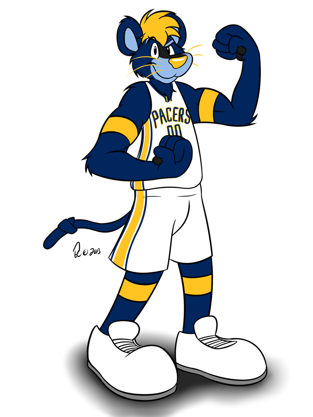 NBA Mascots - Boomer by Bleuxwolf on DeviantArt