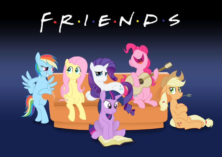 my_little_pony_and_friends_by_markmak-d4