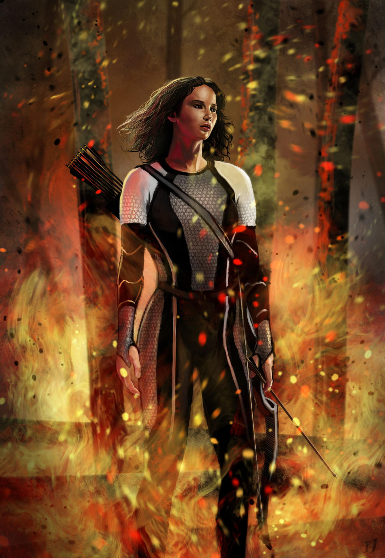 Katniss: Mockingjay | Hunger games drawings, Hunger games 