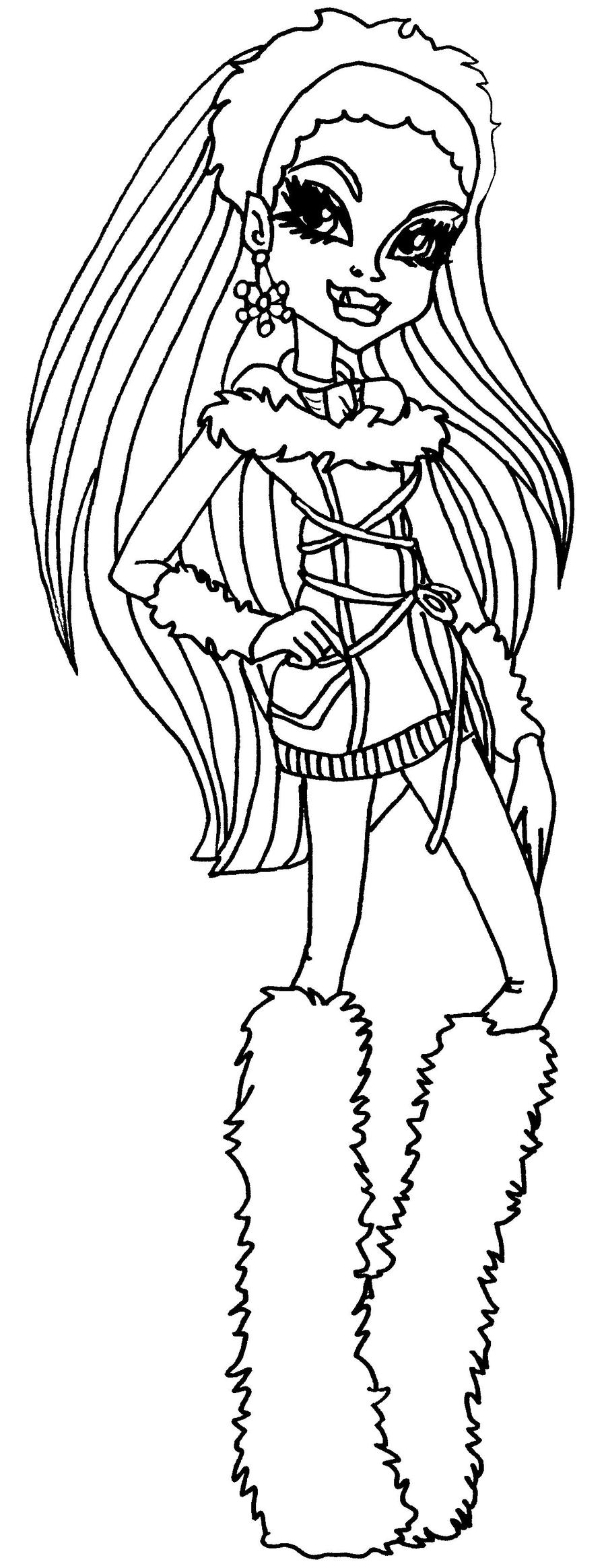abbey bominable coloring pages - photo #10