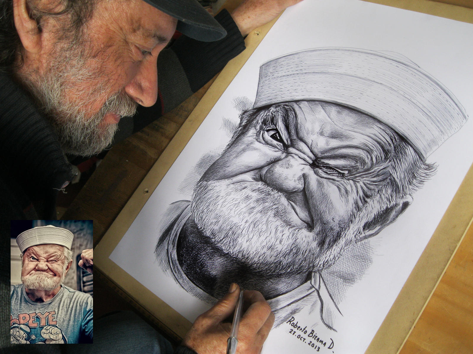 <b>...</b> dibujando a <b>Popeye el marino</b>. by RobertoBizama - dibujando_a_popeye_el_marino__by_robertobizama-d6sjv9r