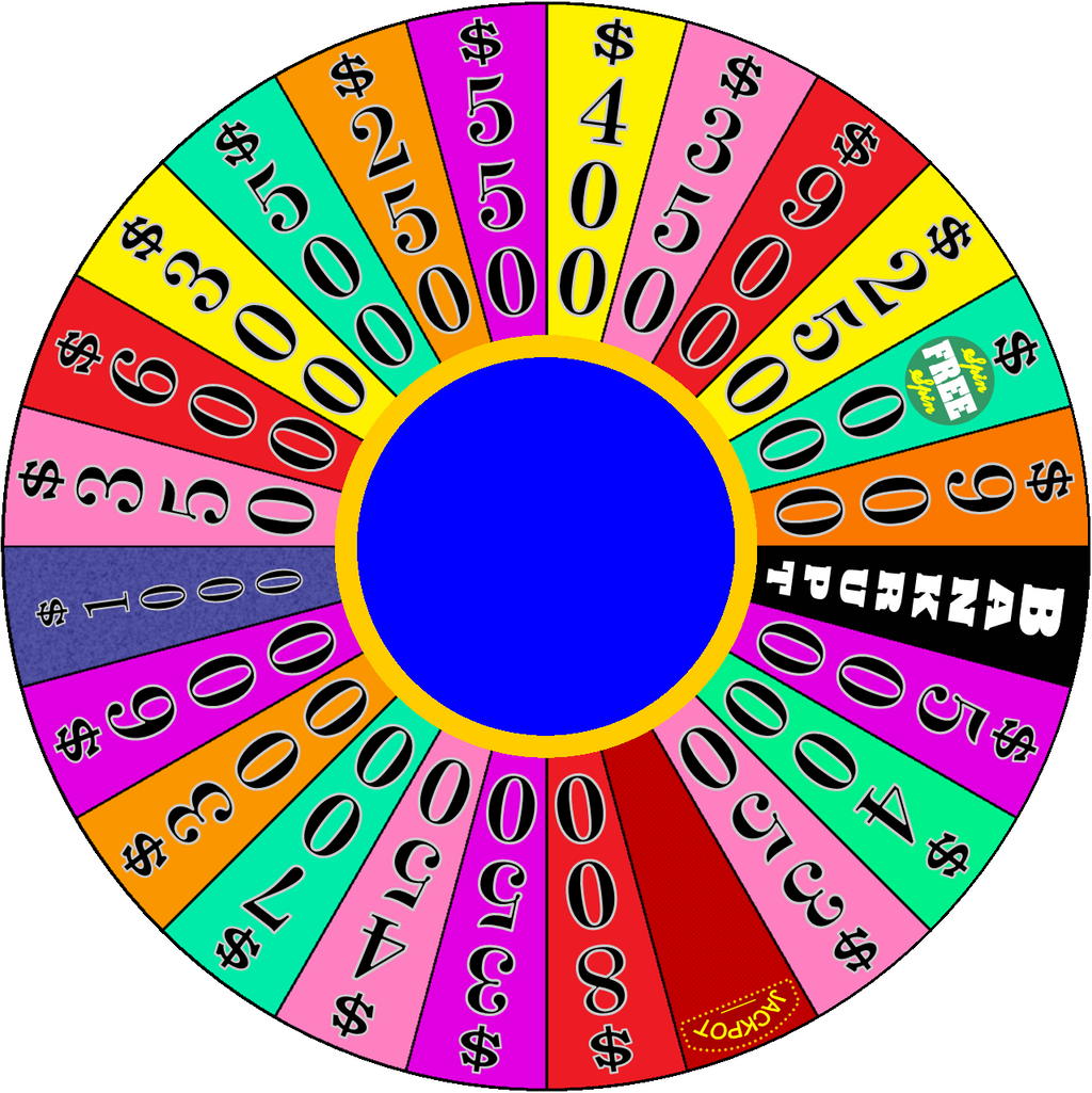 Wheel of Fortune 2nd Edition Menu Layout by germanname on DeviantArt