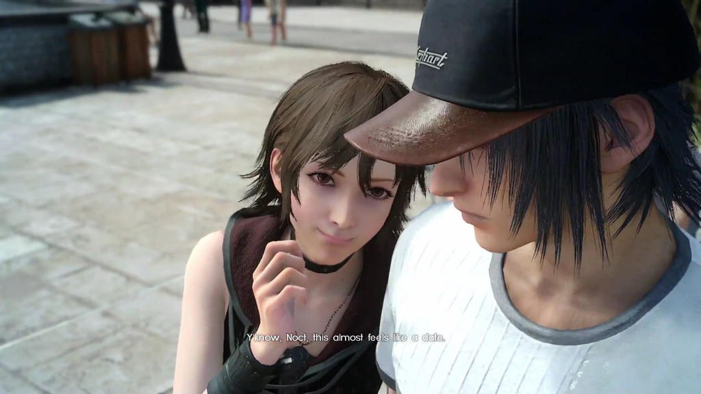 Final Fantasy XV Iris Drags Noctis into a Picture | Final 