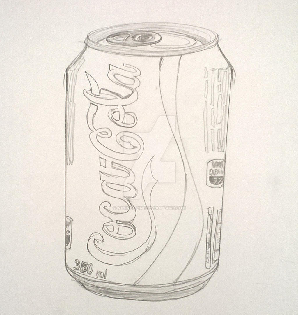 CocaCola (Coke) Can Sketch by vinivolpini on DeviantArt