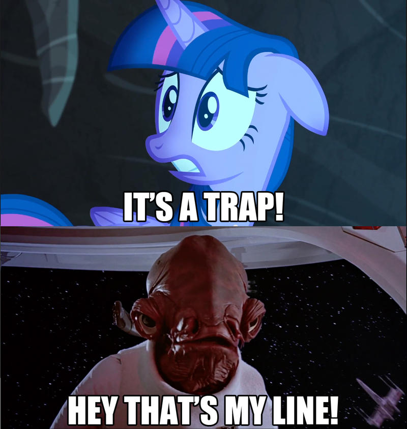 it_s_a_trap_pony_meme__by_thegreenmachin