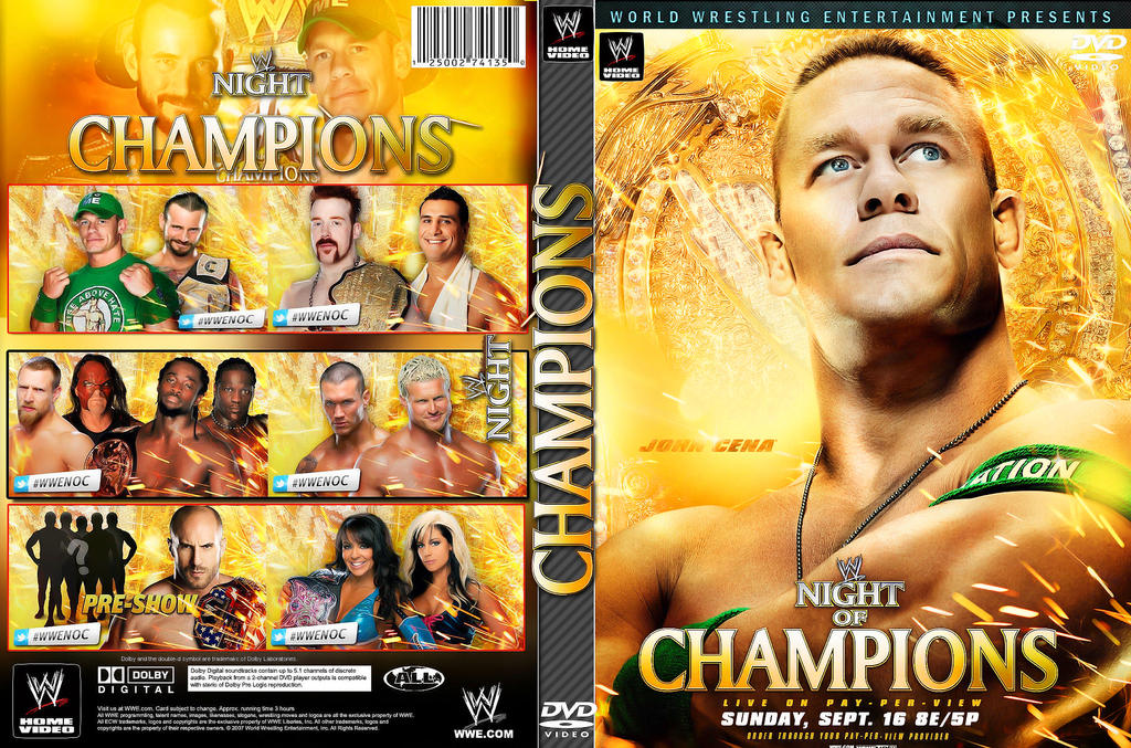 Image result for night of champions 2012 poster