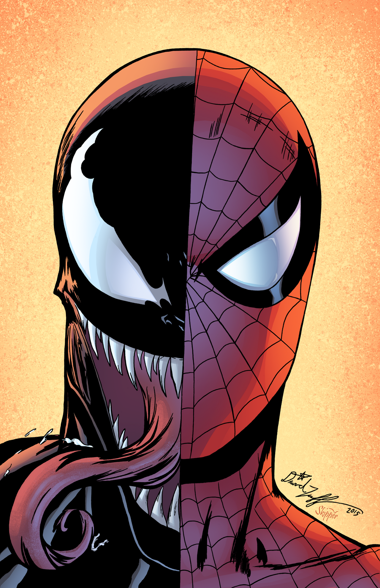 Spiderman And Venom By J Skipper On Deviantart