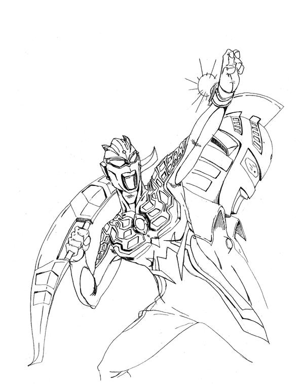 ultraman zero coloring pages - photo #23