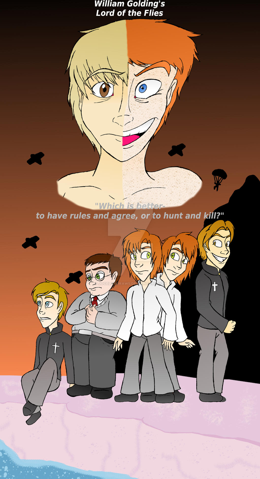 Lord of the Flies movie poster by JocelynDraws on DeviantArt