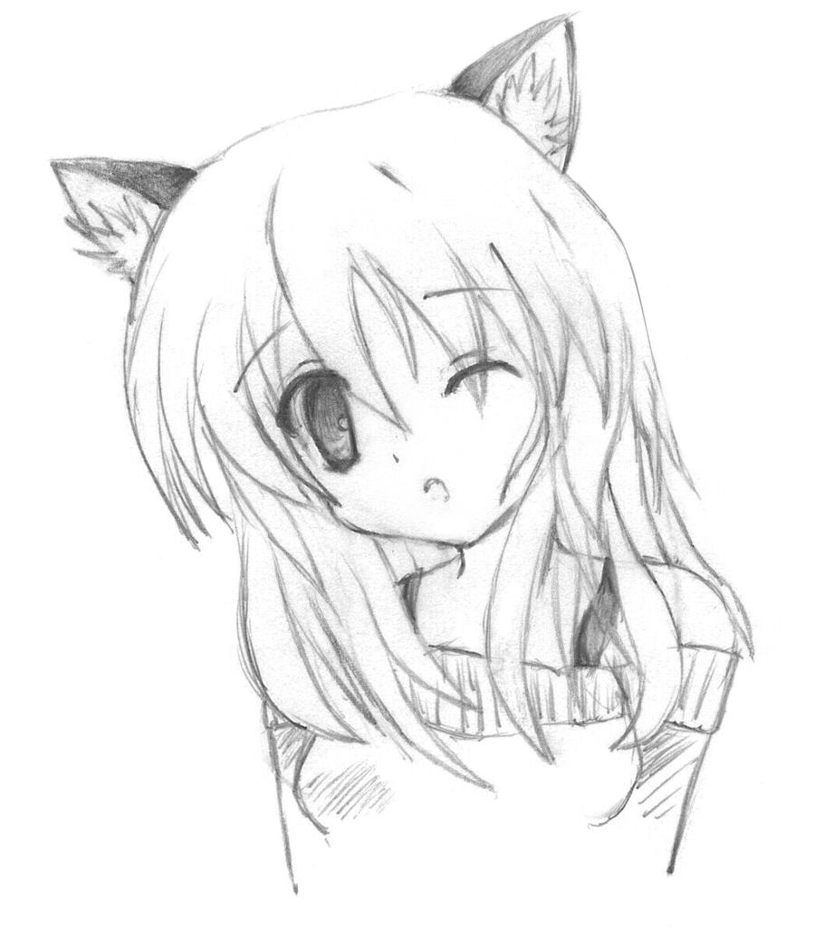 How To Draw A Anime Fox Girl