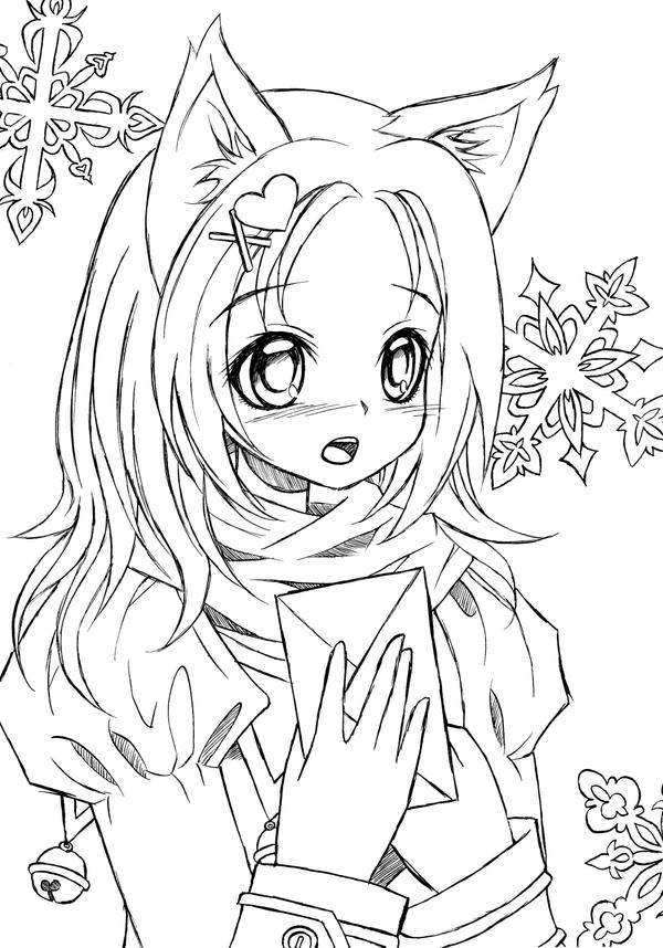 gallery of anime coloring pages - photo #13