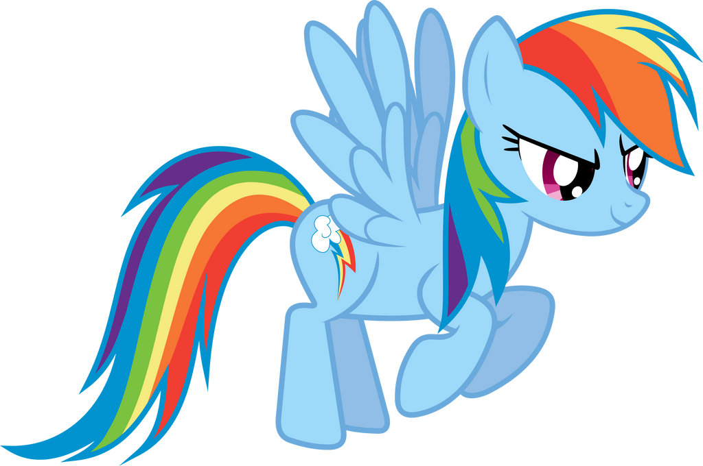 mlp coloring pages rainbow dash filly vector - photo #47