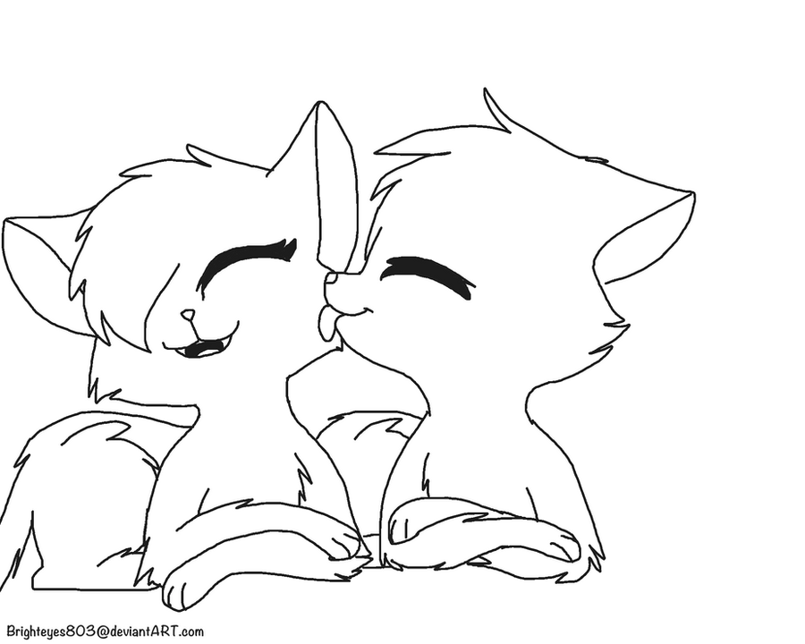 warrior cats coloring pages love - photo #22