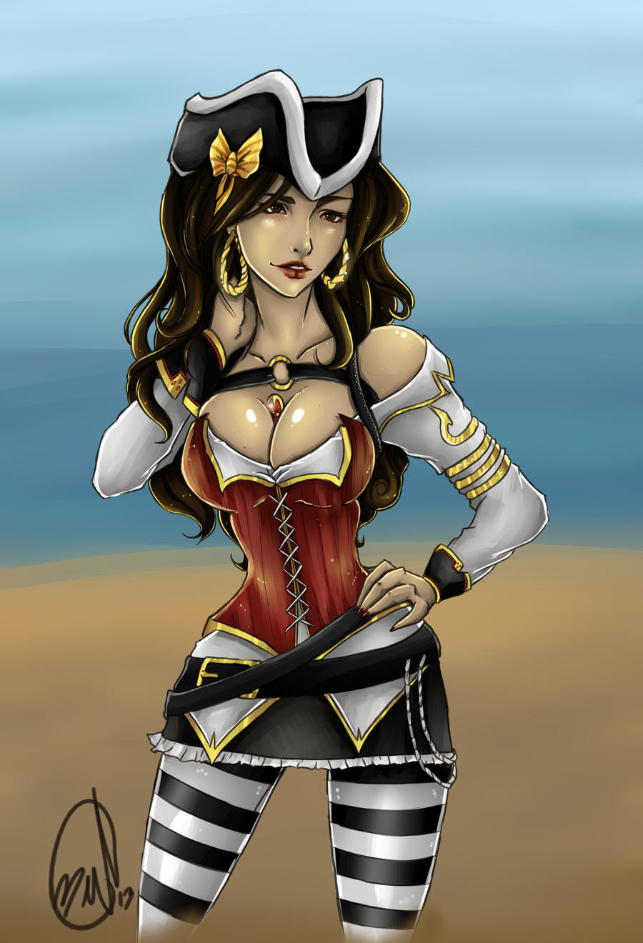 Pirate girl corset porn porn pussy
